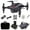 Black_A, variant on Gnmfd Mini WiFi FPV Drone with 4K HD Dual Camera for Adults, RC Quadcopter with Altitude Hold, Headless Mode, Route Fly, Circle Fly, Foldable UAV, Christmas Aerial Flying Drone