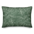 thumbnail image 2 of Creative Products Botanical Sketch Green 14 x 20 Indoor / Outdoor Pillow, 2 of 3