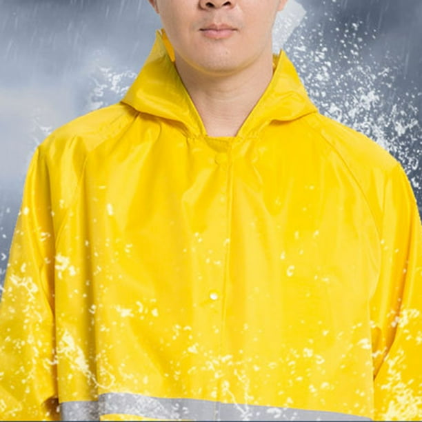 Long Rain Coat Thickened Raincoat Long Rain Jacket Rain Cape Long Rain Coat Thickened Reflective Raincoat Reusable Poncho Waterproof Stylish Long Rain Jacket For Outdoor Walmart