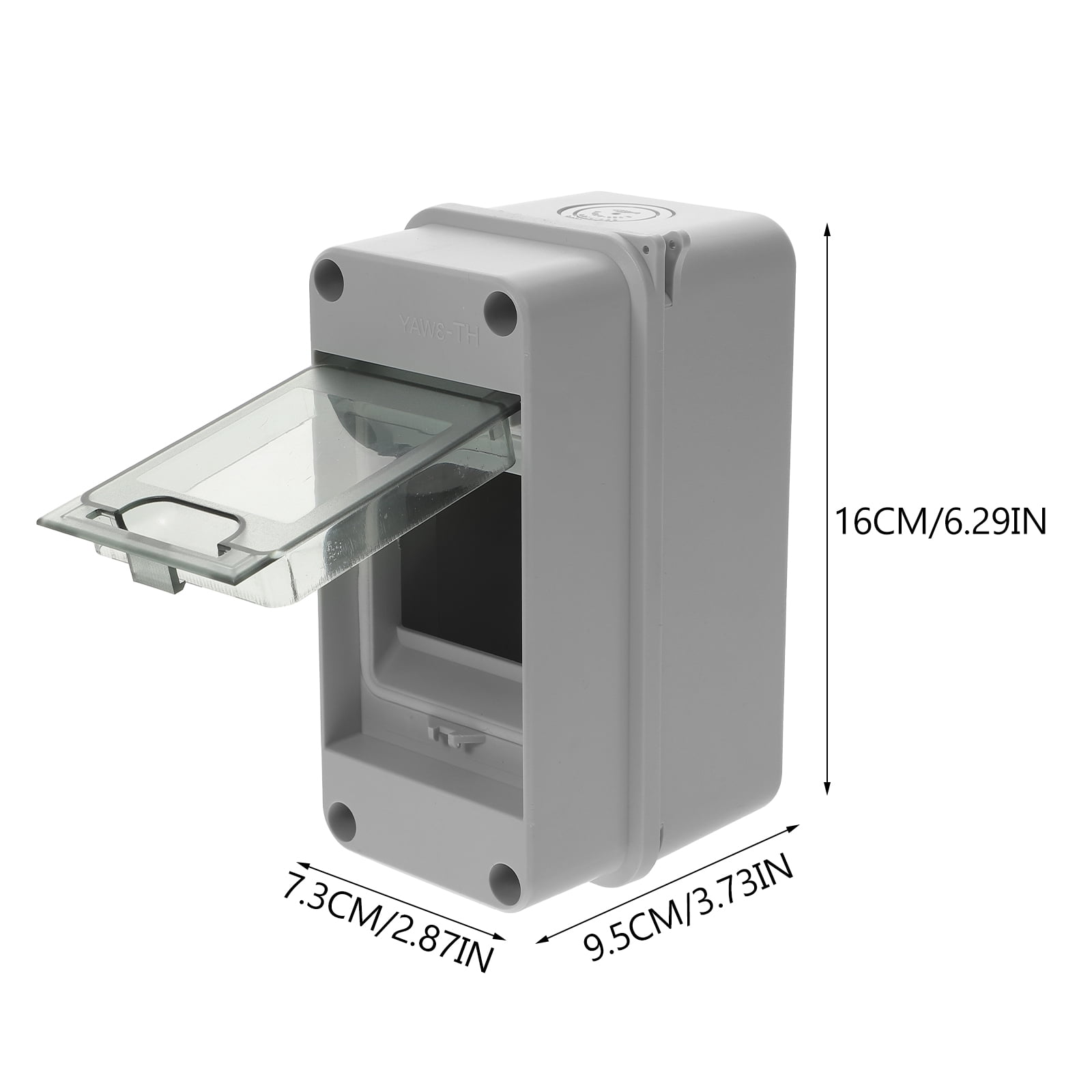 IBASETOY Circuit Breaker Protection Box Power Distribution Junction Box Waterproof 1Set