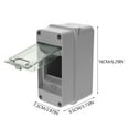 thumbnail image 2 of HINTRMENT Breaker Box Circuit Breaker Box Distribution Protection Box 1Set, 2 of 5