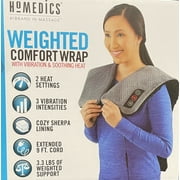 HoMEDiCS Weighted Comfort Wrap With Vibration & Soothing Heat # 1Brand in Massage