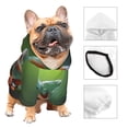 thumbnail image 3 of Gaeub Tree Frog Dog Hoodie Sweatshirts Warm Dog Clothes for Small Dogs,Puppy and Cat Costume-Small, 3 of 7