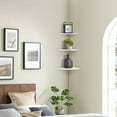 thumbnail image 3 of Corner Floating Shelf, 3Pcs Floating Corner Shelf Wall Mounted Storage Rack Bookshelves Home Furniture Office Decor Multi-functional storage space, 3 of 5