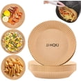 thumbnail image 1 of Doublure en Papier Jetable pour Friteuse à Air Chaud, Doublures Antiadhésives pour Friteuse à Air, Papier de Cuisson pour Friteuse à Air Résistant à l'Huile, Imperméable, Papier Parchemin de Qualité Alimentaire pour Cuisson Rôtissage Micro-Ondes, 1 of 8