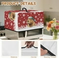 thumbnail image 6 of TSOVTHRID Capybara Christmas Hat Convection Oven Cover, Dust Proof Smart Microwave Oven Protector for Countertop Christmas Decor, Snowflake Red Print Microwave Dust Cover, 18.25"W x 14.5"D x 11"H, S, 6 of 7