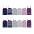 thumbnail image 3 of Buyless Fashion Débardeurs Sans Étiquette pour Filles Col Rond en Coton avec Bordure et Sangle (12 Pack), 3 of 8