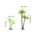 thumbnail image 2 of LEORX 12Pcs Simulation Coconuts Tree Plastic Assorted Color for Event Planners, 2 of 8