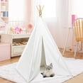 thumbnail image 5 of Gymax 5.5ft Portable Cotton Kids' Play Tent Indian Tent Game Sleeping House, 5 of 10