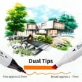 thumbnail image 5 of Bianyo Classic Series Alcohol-based Dual Tip Art Markers, Set of 72, Travel Case, 5 of 8