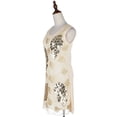 thumbnail image 4 of S/M Fit Beige Grape Pattern Sequin Embellishment Knee Length Dress, 4 of 5