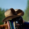 thumbnail image 4 of Sombrero vaquero FLUFFY SENSE. Straw Cattleman Crease para mujer/hombre, 4 of 6