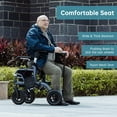 ELENKER Lightweight Combo 2 in 1 AllTerrain Rollator & Transport Chair