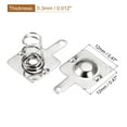 thumbnail image 2 of Unique Bargains Battery Spring Plate AA Battery Contact Nickel Plate 12mmx12mm for DIY 100 Set, 2 of 5
