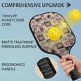 thumbnail image 2 of Pickleball Paddles Set,Pioneer Flower Floral Print Pattern Fiberglass Surface Pickleball Racket Set with 2 Indoor Outdoor Pickleball Balls and Pickleball Bag,Pickle-ball Equipment, 2 of 6