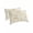 Beige, variant on Beige Flowers Pillow Covers Standard Size 2 Pack, Farmhouse Botanical Floral Green Leaves Soft Bed Throw Pillowcases Breathable Cooling Long Lumbar Body Pillow Sham Cover for Bed Sofa 20''x26''