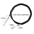 thumbnail image 2 of 430324 430418 Replace for Backpack Leaf Blower Throttling Cable QB554HC Cable, 2 of 9