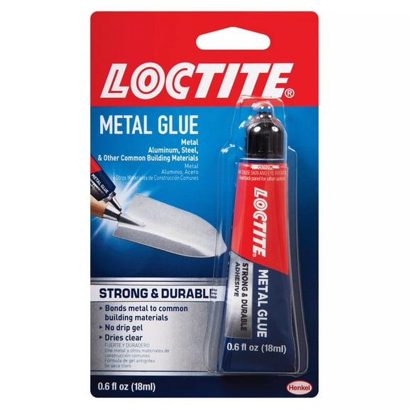 Loctite Metal Glue, Pack of 1, Clear 0.60 fl oz Tube