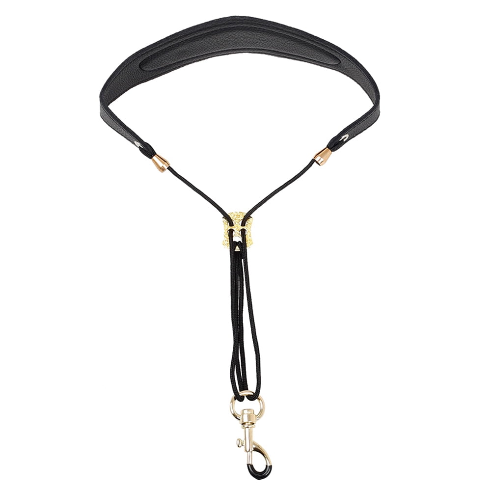 Saxophone Strap Sax Harness Neck Belt Leather Padded Alto Neckband