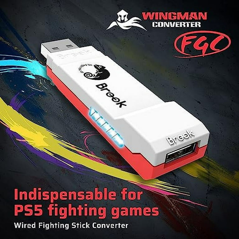 Brook Wingman FGC converter - An Arcade Joystick Converter, Built for PS5 Fighting Games, Supports Street Fighter 6 Brook Wingman FGC converter - An Arcade Joystick Converter, Built for PS5 Fighting Games, Supports Street Fighter 6