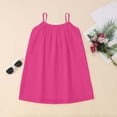 thumbnail image 4 of WAYUTE Girls' Dresses Sleeveless Loose Dress with Pockets Lightweight Party Outfit for Kids Casual Summer Casual Dailywear, 4 of 7