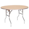thumbnail image 2 of Table - 48" WFT Series Russian Birch Wood Round - Metal Edge, 2 of 3