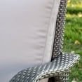 thumbnail image 5 of Athens Wicker Club Chairs with Cushion, Set of 2, Silver Grey, 5 of 5