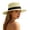 Khaki, variant on Sun Hats for Women Women Elegant Hollow Out Structured Boater Sun Hat Outdoor Casual Black One Size