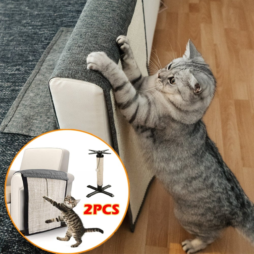 Willstar 2pcs/1pc Natural Sisal Cat AntiScratching Mat Sofa Protector