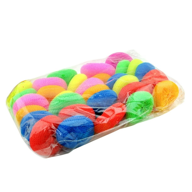 Big sale Plastic Dish Scrubbers For Dishes Plastic Pot Round Scrubbers Scouring Pad Nylon Dish Scrubbers, Poly Mesh Scouring Dish Pads Non Scratch Scrubbers