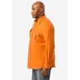thumbnail image 3 of KingSize Men's Big & Tall Signature Solid Flannel Shirt, 3 of 6