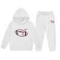 thumbnail image 3 of LNMQLPDBS Baby Girls Graphic Hoodie Set Toddler Heart Sweatshirt Kids Pullover with Kangaroo Pocket and Relaxed Fit Jogger Pants Tween Casual 2 Piece Outfit for School Sports Daily Wear, 3 of 5