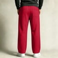 thumbnail image 5 of Guluxicc Men's Sweat Pants with Multi Pocket Elastic Waist Drawstring Straight Leg Athletic Trousers for Everyday Fall Winter, 5 of 7