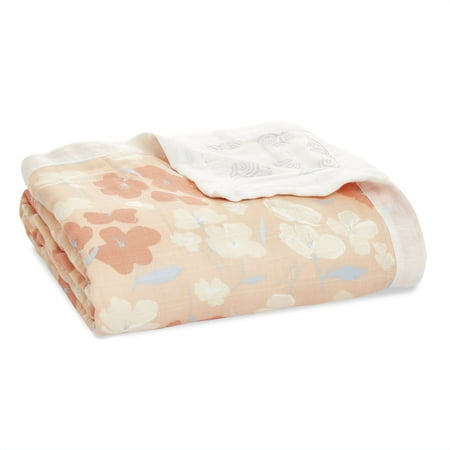 UPC: 0842332151735 | aden + anais silky soft dream blanket koi pond-cherry blossoms