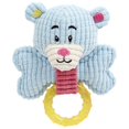 thumbnail image 1 of Pet Life 'Paci-Plush' Plush Chirrido y dentición de goma Juguete para cachorro recién nacido - Talla única / Azul Pet Life DT56LB, 1 of 1