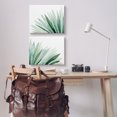 thumbnail image 2 of Stupell Industries Contemporary Lush Green Botanicals Grass Leaves 2pc Canvas Art Set, 20 x 16 each, by Grace Popp, 2 of 6