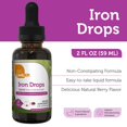thumbnail image 2 of Suplemento de hierro líquido Zahler Iron Drops 60 ml 18 mg de hierro, 2 of 6