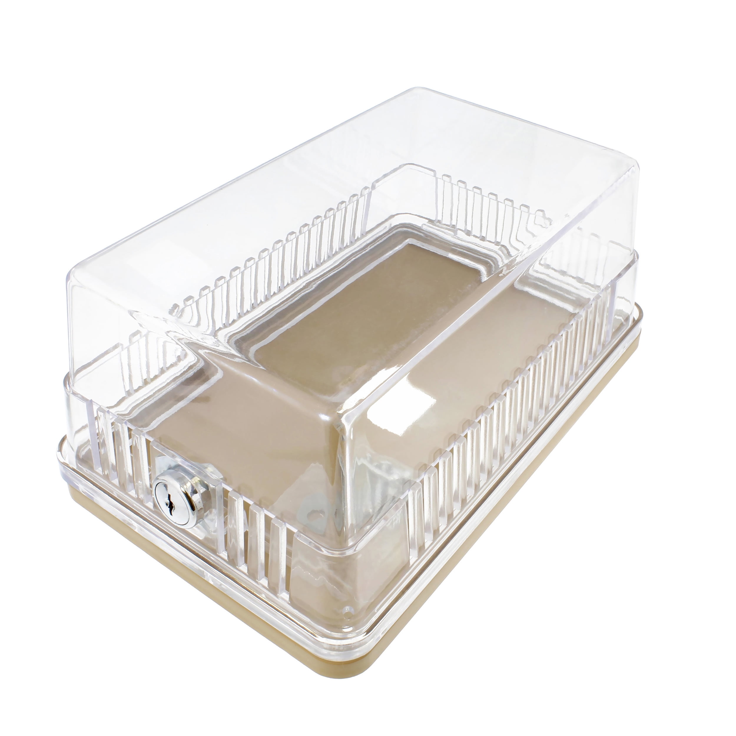 BISupply AC Thermostat Cover with Lock XL 1pk Wall AC Panel Lock Box