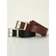 thumbnail image 3 of 2pcs Men Square Buckle Casual Belt For Daily Life, 3 of 3