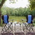 thumbnail image 2 of SONGMICS - Silla plegable para camping azul y negro UGCB06BU, 2 of 9