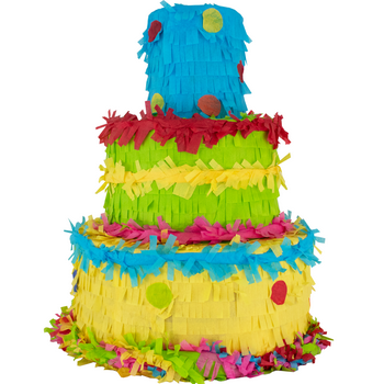Birthday Cake Party Pinata, Traditionally Handcrafted in Mexico