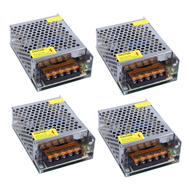4X AC 110-220V DC 24V 2A 48W Transformador de Fuente de Alimentacion Interruptor para LED Luz de Tira