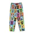 thumbnail image 4 of Balery Cute Dogs Collage print Women's Pajama Pants,Ultra Lightweight Pjs,Lounge Pant-, 4 of 9