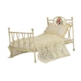 thumbnail image 3 of Modelo de cama 1:6, cama en miniatura, modelo de decoración de muebles, decoración de casa de muñecas, accesorios, muebles de dormitorio con cama en A, 3 of 9