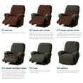 thumbnail image 5 of Mainstays Recliner Pixel Stretch Fabric Slipcover, Gray, 4-Piece, 5 of 7