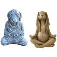 thumbnail image 1 of Pegatina De Meditación De Perro Conejo, Pegatina De Pared Para Ventana De Ordenador, Decoración Del Hogar, Pegatina De Escultura Zen 2 Uds., Methold PT002142-00, 1 of 6