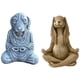 thumbnail image 1 of Pegatina De Meditación De Perro Conejo, Pegatina De Pared Para Ventana De Ordenador, Decoración Del Hogar, Pegatina De Escultura Zen 2 Uds., Methold PT002142-00, 1 of 6