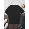thumbnail image 3 of Women's Funny Goose Bumps Graphic T‑Shirt, Retro Witch Geese Pumpkin Moon Print, Casual Autumn Halloween Short‑Sleeve Crew Neck Tee, Fall Holiday Party Gift Top, 3 of 8