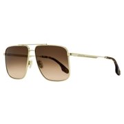 Victoria Beckham Double-Bridge Navigator Sunglasses VB240S 702 Gold 58mm