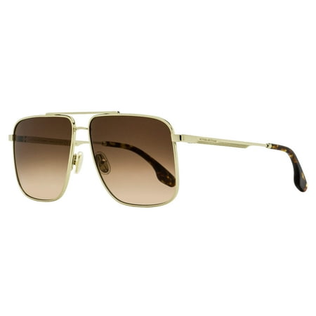 Victoria Beckham Double-Bridge Navigator Sunglasses VB240S 702 Gold 58mm